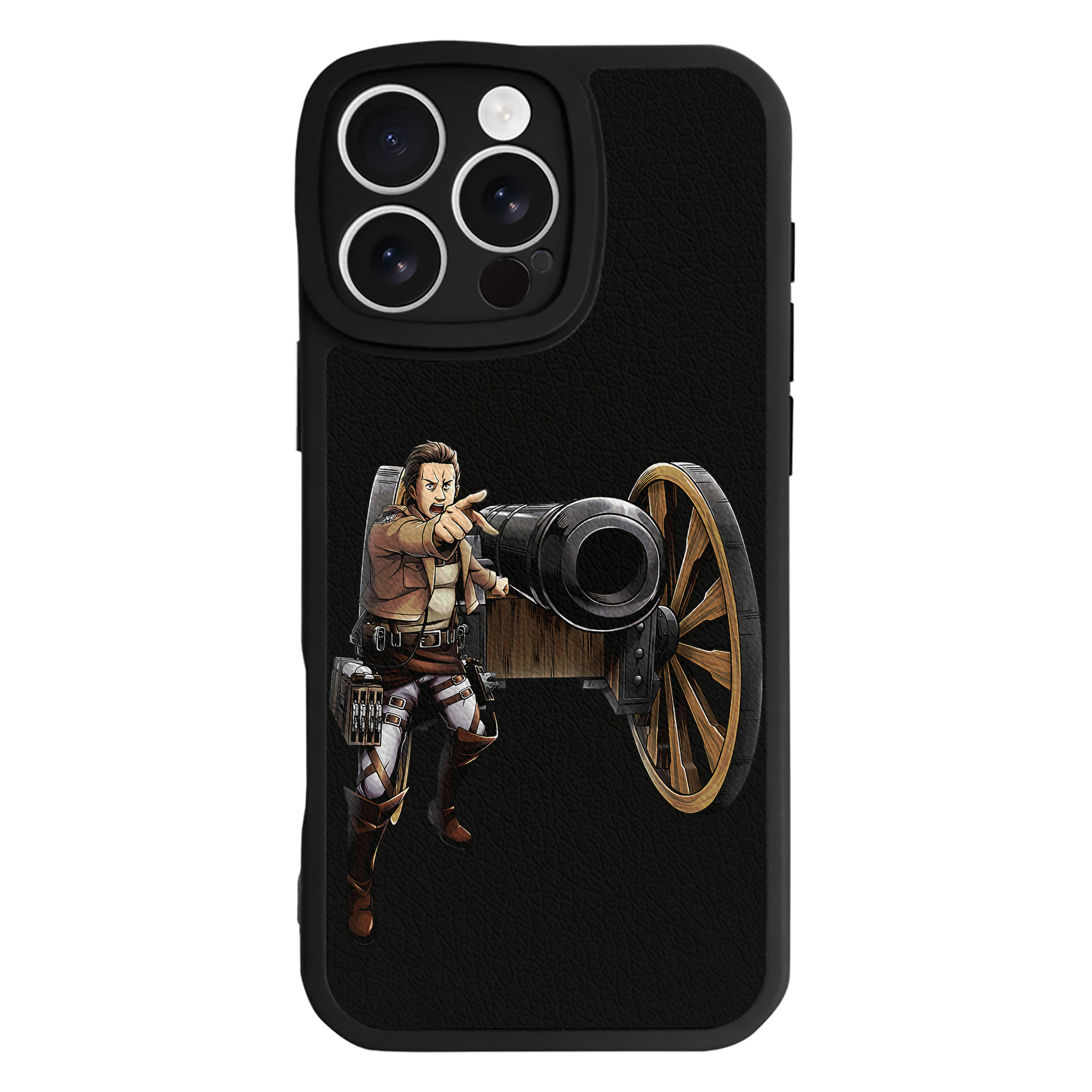 （画像用） 進撃の巨人 Attack on Titan 【iPhone 16シリーズ対応】シリコンスマホケース（レザー調） 材質：シリコン